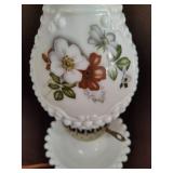 Hobnail Milk Glass Vintage Table Lamp