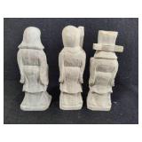 Hand Carved Soap Stone Chinese Figures