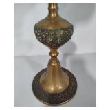 Large Brass Candle Holder