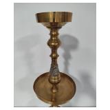 Large Brass Candle Holder