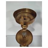 Large Brass Candle Holder