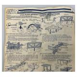 7 Foot Long 1985 GI Joe USS Flagg Aircraft Carrier Pre-Owned With Original Box (Box Beat Up And Some Pieces Missing) See Photos And 1983 Skystriker (Some Pieces Missing)