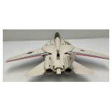 7 Foot Long 1985 GI Joe USS Flagg Aircraft Carrier Pre-Owned With Original Box (Box Beat Up And Some Pieces Missing) See Photos And 1983 Skystriker (Some Pieces Missing)