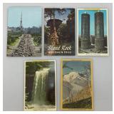 Group Of Vintage Postcards And Souvenir Views Including Wisconsin Dells And More