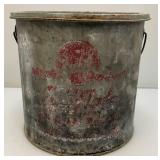 Vintage Galvanized Minnow Bucket