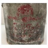 Vintage Galvanized Minnow Bucket