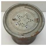 Vintage Galvanized Minnow Bucket
