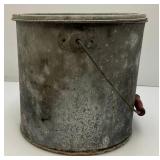 Vintage Galvanized Minnow Bucket