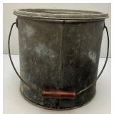 Vintage Galvanized Minnow Bucket
