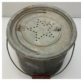 Vintage Galvanized Minnow Bucket