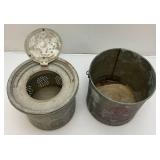 Vintage Galvanized Minnow Bucket