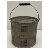 Vintage Galvanized Minnow Bucket