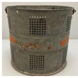 Vintage Galvanized Minnow Bucket