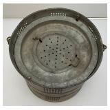 Vintage Galvanized Minnow Bucket