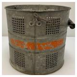 Vintage Galvanized Minnow Bucket