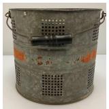 Vintage Galvanized Minnow Bucket