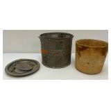 Vintage Galvanized Minnow Bucket