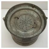 Vintage Galvanized Minnow Bucket