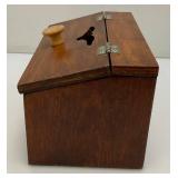Handmade Wooden Post Box 5 1/4" x 5 3/4" x 9 5/8"