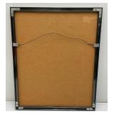Framed Behind Glass For Humans Only Non-Humans Banned! Poster 15" x 18"