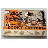 Vintage Trick Or Treat Cookie Cutters In Original Box