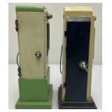Two Vintage Looking Gas Pump Banks 8 1/4" Tall