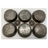 Misc. Vintage Items Including Double Tin Match Holder, Muffin Tin, Metal Door Knocker And More