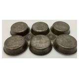 Misc. Vintage Items Including Double Tin Match Holder, Muffin Tin, Metal Door Knocker And More