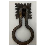 Misc. Vintage Items Including Double Tin Match Holder, Muffin Tin, Metal Door Knocker And More