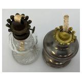 Misc. Vintage Collectible Oil Lamp Bases And Misc. Flutes