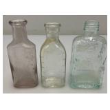 Misc. Vintage Glass Ink Wells, Bottles And more