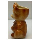 Vintage Royal Copley Teddy Bear Planter 6 1/2" Tall