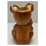 Vintage Royal Copley Teddy Bear Planter 6 1/2" Tall