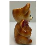 Vintage Royal Copley Teddy Bear Planter 6 1/2" Tall