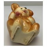 Vintage Royal Copley Teddy Bear Planter 6 1/2" Tall