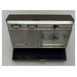 Vintage Mid-Century Westinghouse Travel Clock AM Radio