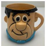 1972 FLINTSTONES Brand Multi-Vitamins Collectible Character Cups Including Fred, Dino,  Bam-Bam & Pebbles