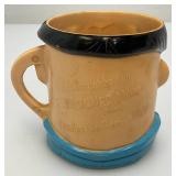 1972 FLINTSTONES Brand Multi-Vitamins Collectible Character Cups Including Fred, Dino,  Bam-Bam & Pebbles