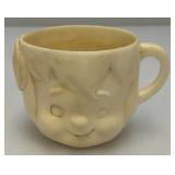 1972 FLINTSTONES Brand Multi-Vitamins Collectible Character Cups Including Fred, Dino,  Bam-Bam & Pebbles
