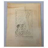 Misc. James Otis Burnley Sketches And More