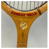 Vintage Forest Hills With Protector And Wilson Tennis Rackets