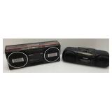 Vintage Magnavox D8040 Am/Fm Radio And Cassette Player (Works) & Panasonic XBS (Works)
