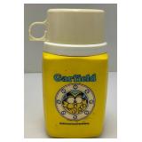 Misc. Vintage Plastic Lunch Boxes And Thermoses Including BATMAN, GARFIELD And More