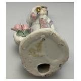 RARE Unique Vintage Oriental Geisha Girl Porcelain Figurine 11 1/2" Tall
