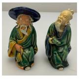 Vintage Collectible Miniature Shiwan Mud Man Figurines 3"