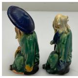 Vintage Collectible Miniature Shiwan Mud Man Figurines 3"