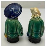 Vintage Collectible Miniature Shiwan Mud Man Figurines 3"