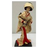 Vintage Nishi Doll "Hanayome" Japanese Bride Wedding Day Figurine 14 1/2" Tall On Base