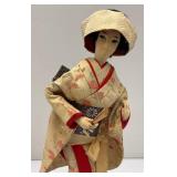 Vintage Nishi Doll "Hanayome" Japanese Bride Wedding Day Figurine 14 1/2" Tall On Base