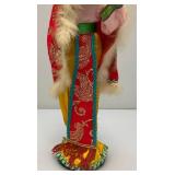 Vintage Collectible Asian Geisha Doll On base 13 1/2"